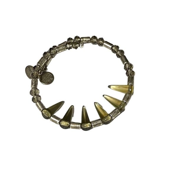 🌸 Alex and Ani Beaded Spiked Bangle Bracelet - Picture 1 of 3
